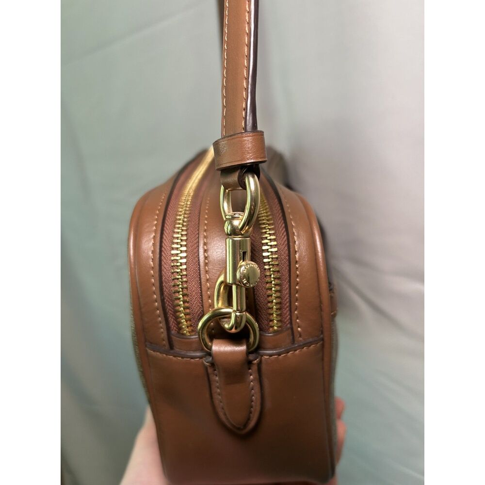 Coach Jes Crossbody Never Worn New Condition Luxury Purse Brown Signature bag - Picture 3 of 7